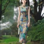 floral cheongsam