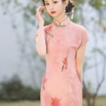 qipao dress pink