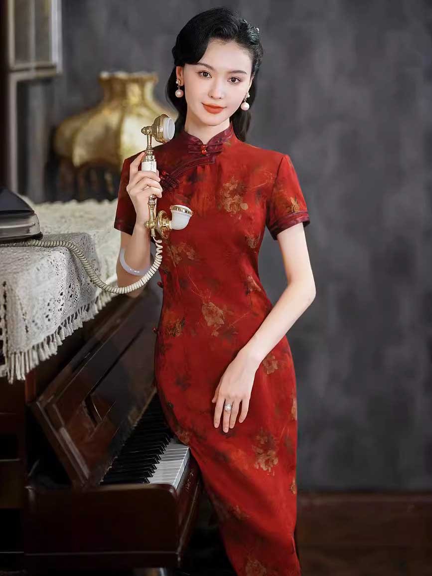 Cheongsam for mother of the bride