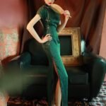 Cheongsam green