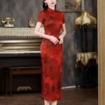 Cheongsam inspired dress