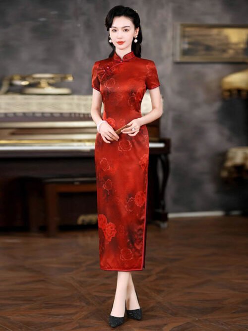 Cheongsam inspired dress 2