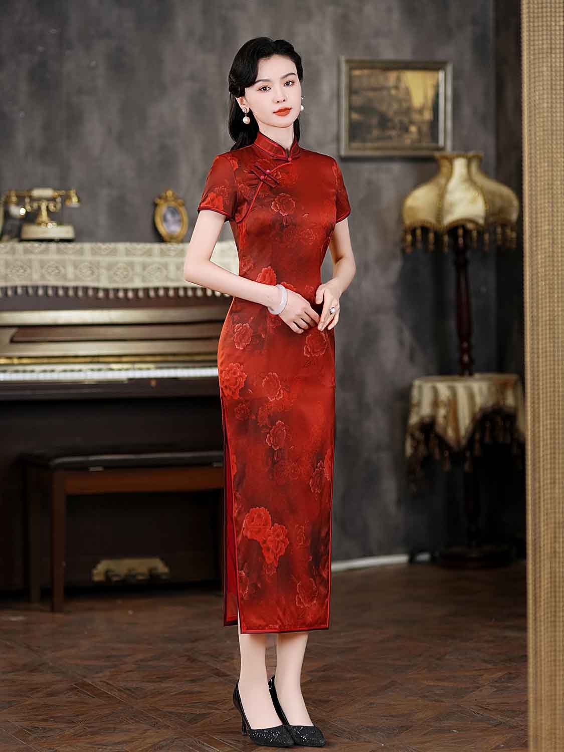 Cheongsam inspired dress