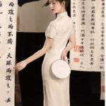 Chinese cheongsam dress