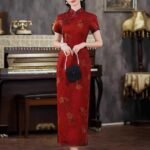 Chinese traditional dress cheongsam