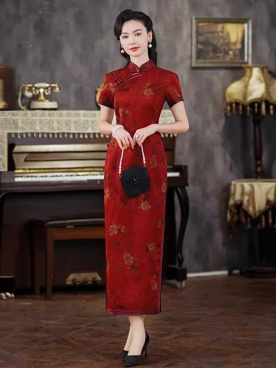 Chinese traditional dress cheongsam