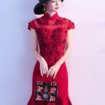 Short cheongsam dress