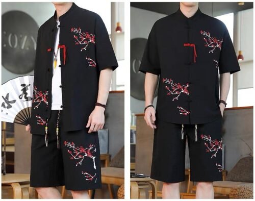 Tang suit black