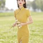 Yellow qipao