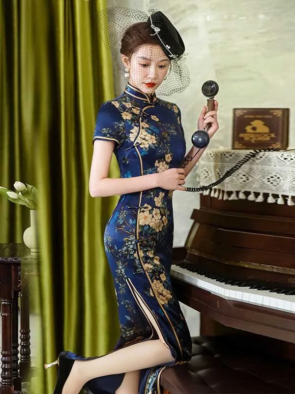 long modern chinese dress Modern Chinese Wedding Dress | Cheongsams & Qipaos | East Meets Dress