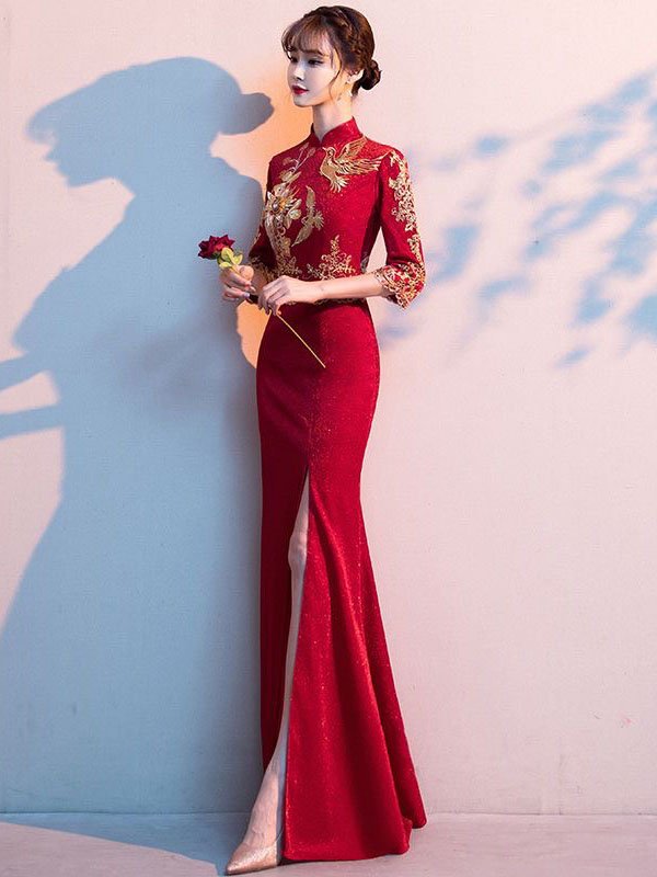 cheongsam wedding gown