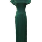 dark green cheongsam