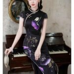 long black cheongsam