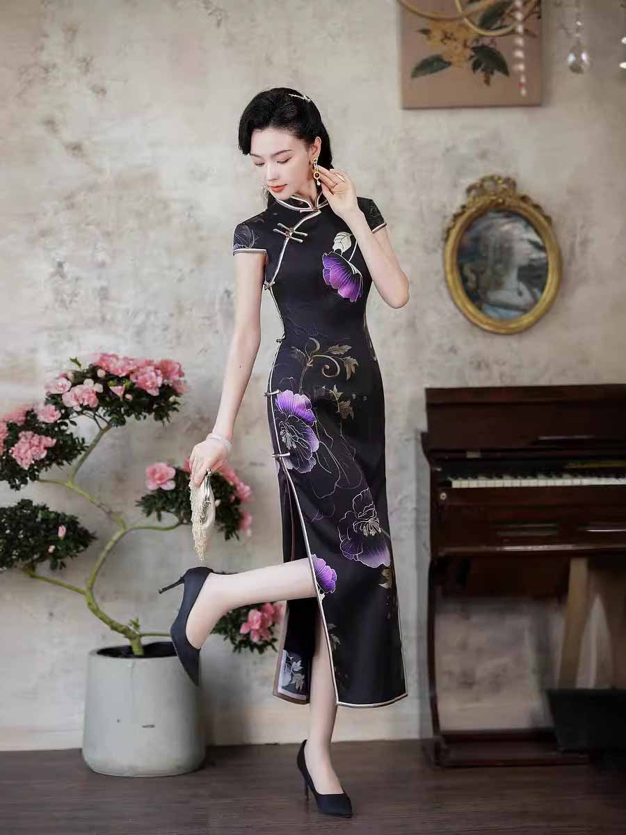 long black cheongsam 2