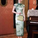 long silk qipao