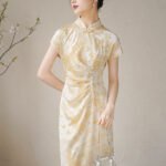 Yellow cheongsam