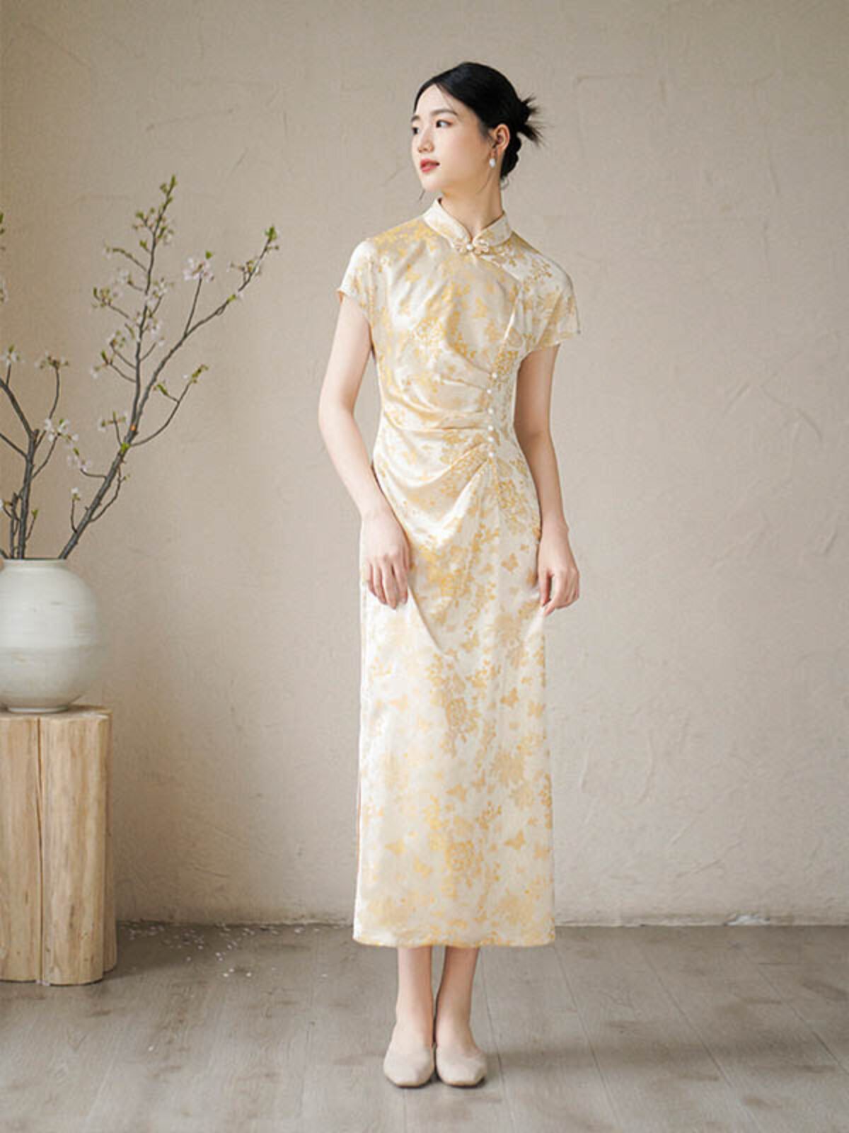 carnation yellow satin maxi dress Carnation Yellow Satin Maxi Dress
