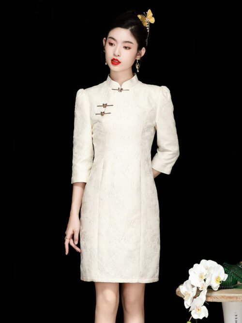 short cheongsam dress