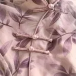Pink Chiffon Chinese modern Cheongsam dress photo review