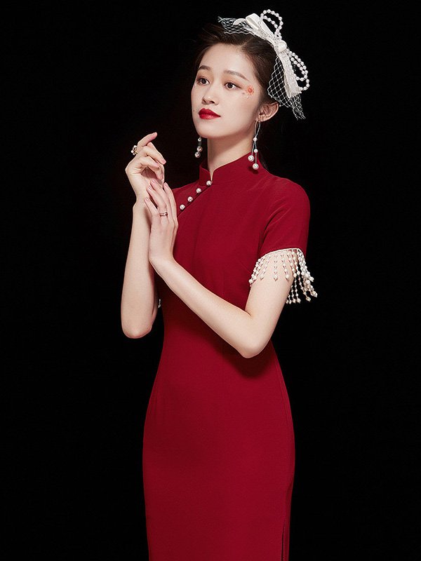 Cheongsam inspired dress