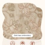 Cheongsam embroidered fabric