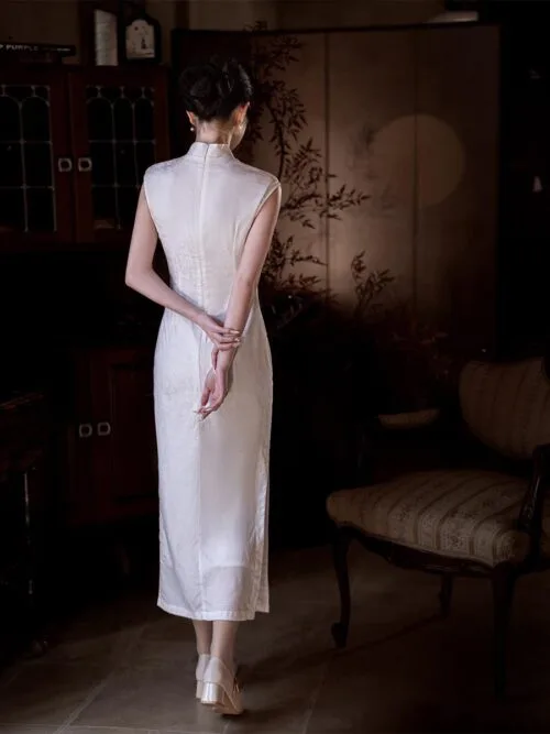 Qipao wedding dress white