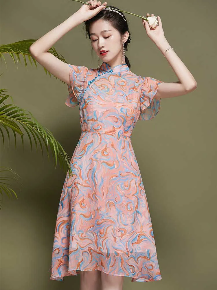 chiffon dress china