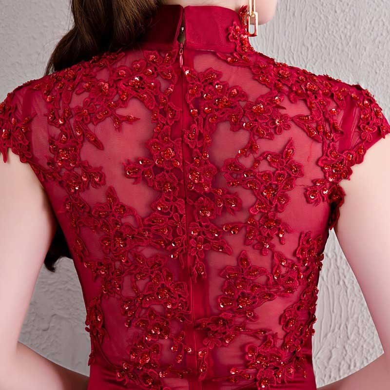 Fishtail Chinese evening dress