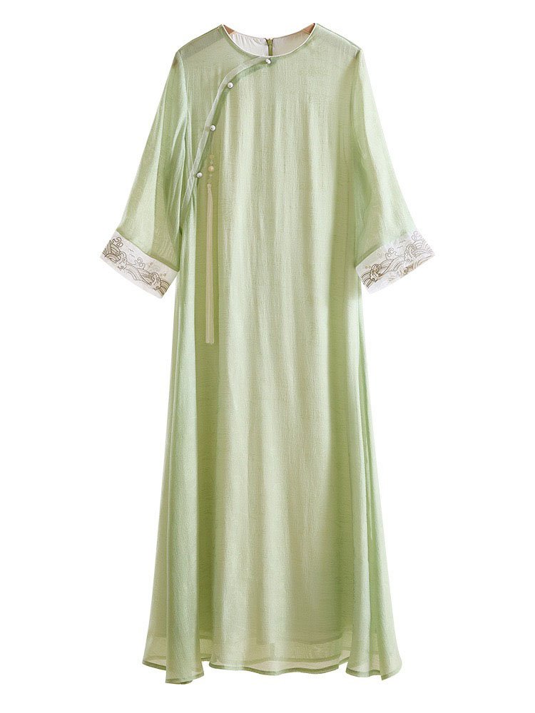 green Cheongsam