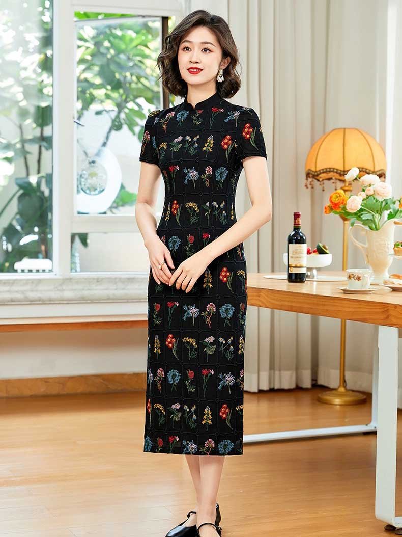 Linen cheongsam