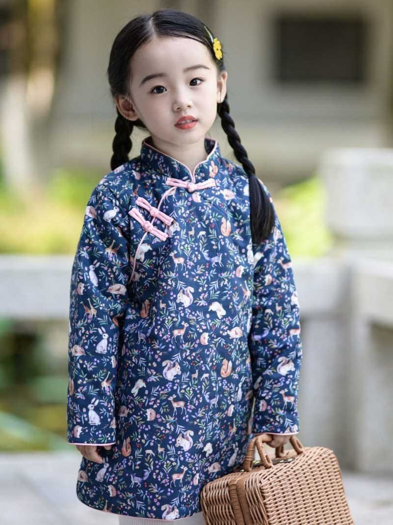 Qipao coat for girls