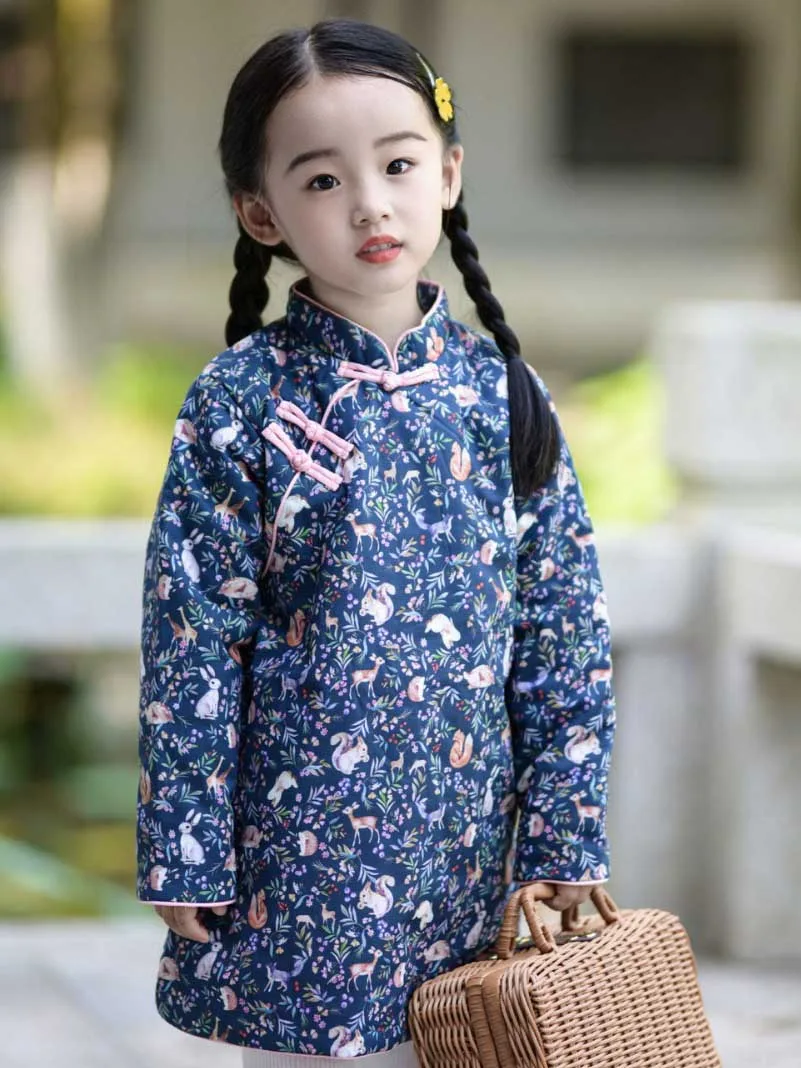 Qipao coat for girls
