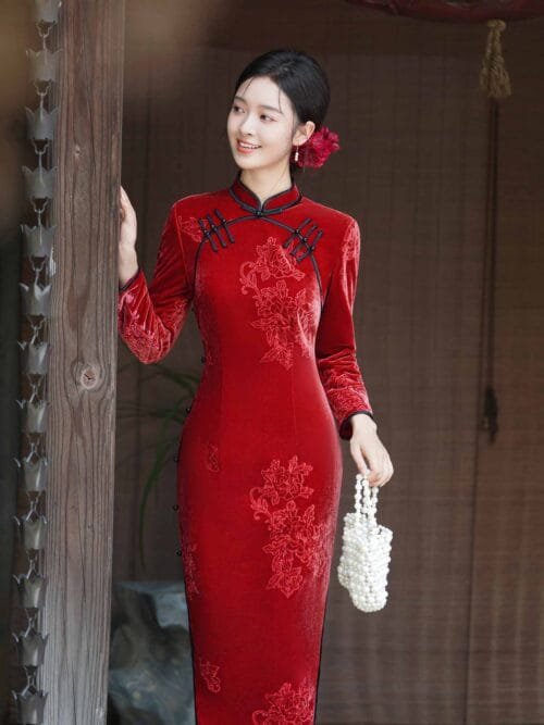 velvet Qipao