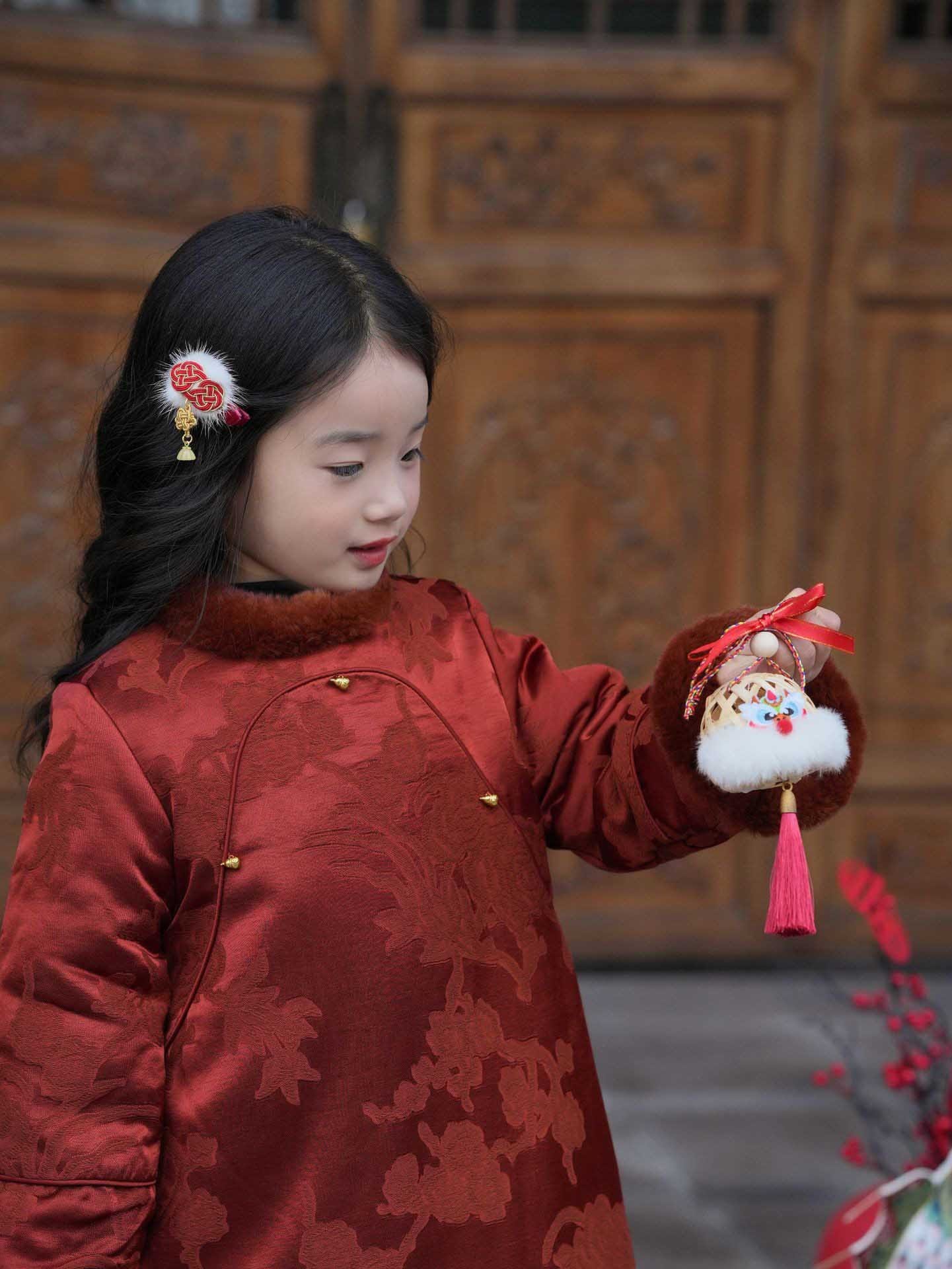 Chinese coat dress