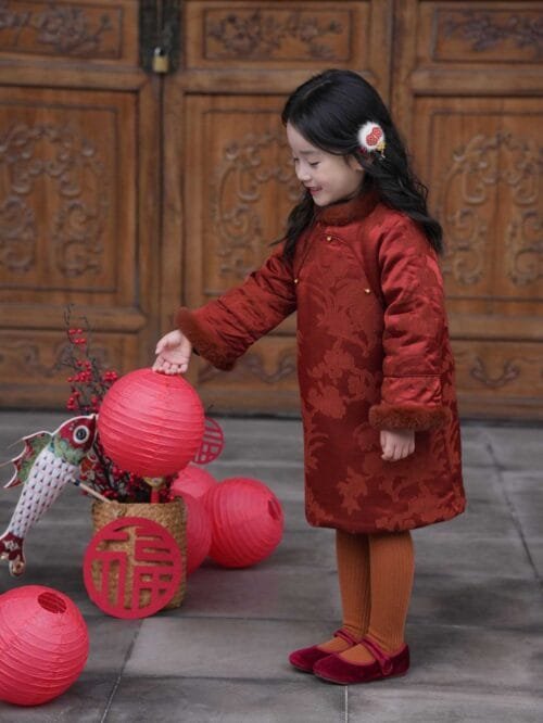 Red Qipao for girls