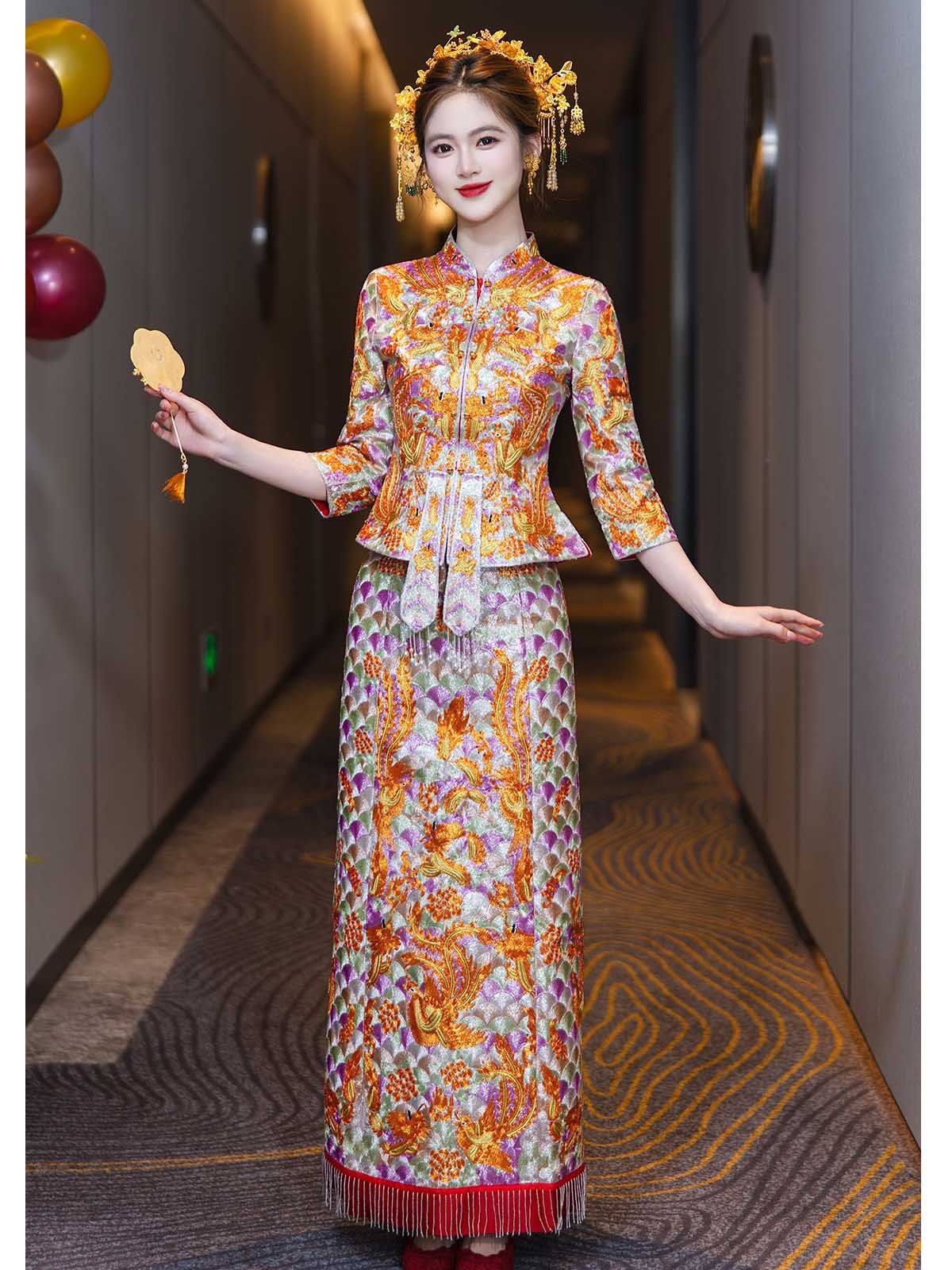 bridal qun kwa dress