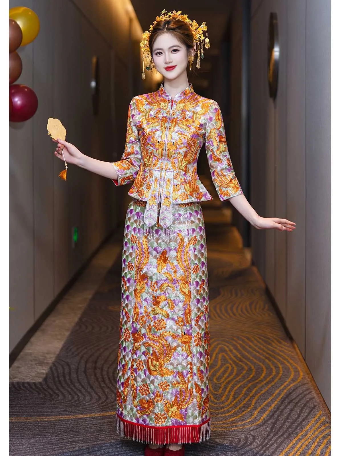 bridal qun kwa dress