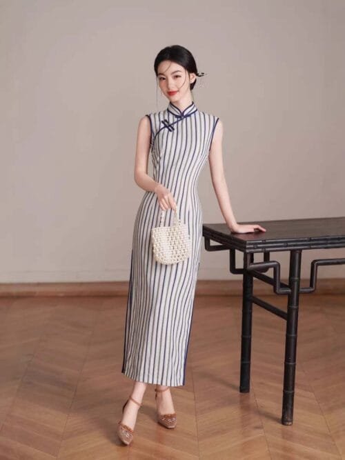 cotton linen qipao