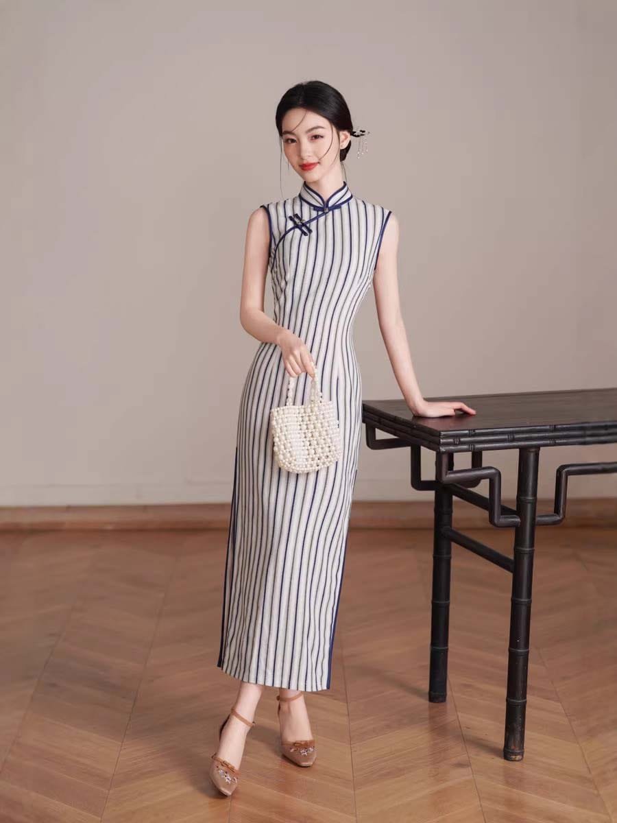 cotton linen qipao