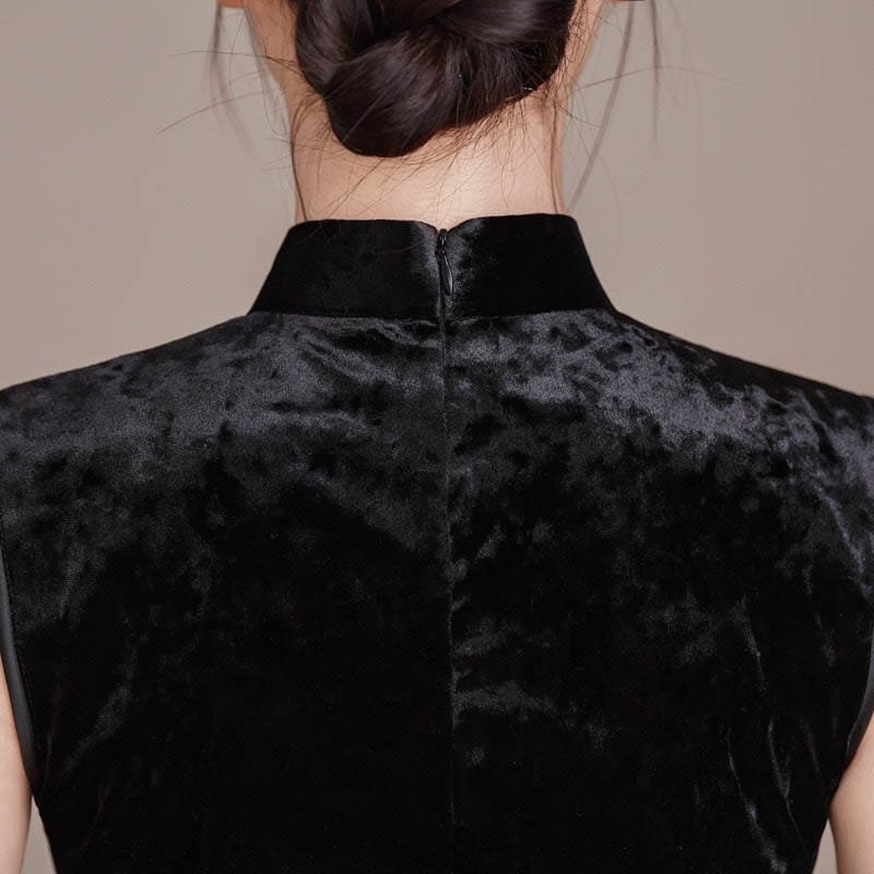 velvet cheongsam