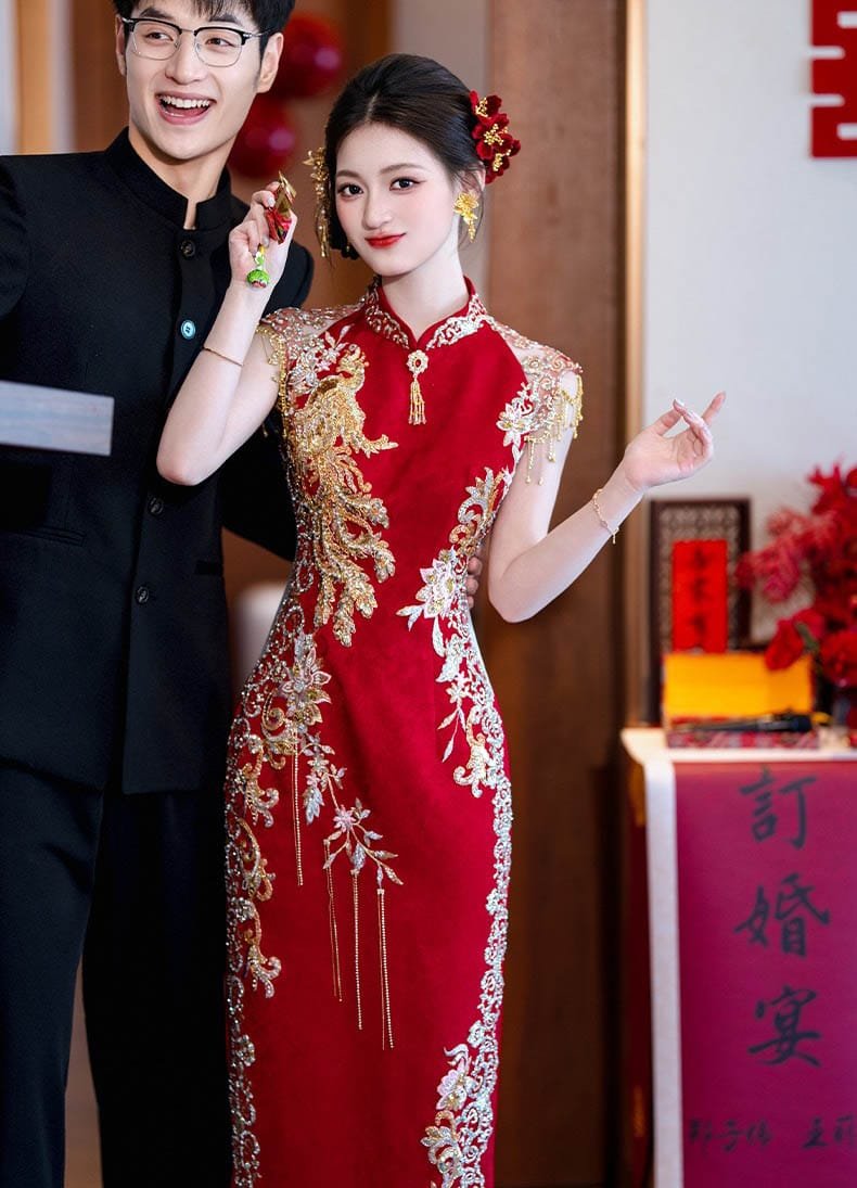 wedding cheongsam dress